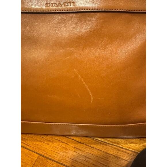 COACH Hudson Commuter Leather briefcase laptop Bag F71701 (PU110 - Picture 6 of 16